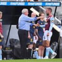 Steve Bruce with Conor Hourihane (Photo by Laurence Griffiths/Getty Images)