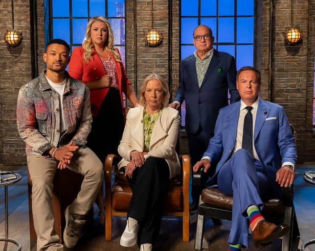 Dragons' Den cast on BBC