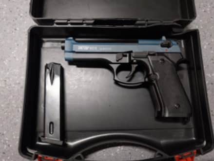 One of the weapons handed in to Lancashire Police as part of the gun amnesty