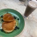 New breakfast special at the Park Art Deco cafe in Stanley Park, Blackpool