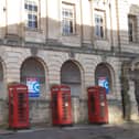 Sold signs outside the former Abingdon Street Post Office