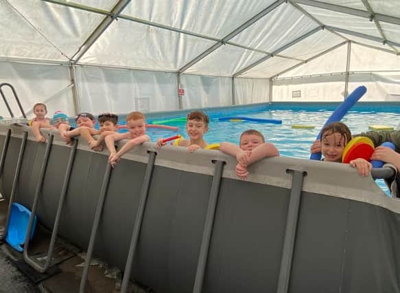 Royles Brook Primary in Thornton has had a pool brought in to school - and it's paid off