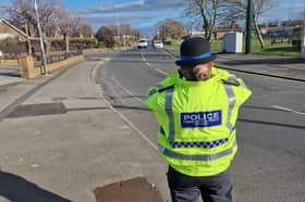 Police stopped 57 vehicles in Carleton for speed checks earlier this week - 14 failed. 