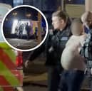 The BMW driver was arrested outside Blackpool Airport in Squires Gate Lane, Blackpool at around 1.30am on Sunday (March 16)