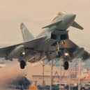 Lancashire-built jet the Eurofighter Typhoon