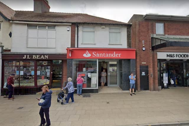 The Cleveleys branch of Santander in Victoria Road West will close at 3pm on Monday, June 23