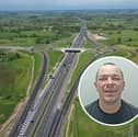 Jamie Cooper was being transported to Lancaster Magistrates Court in a GEOAmey prison van on the M55 close to Junctiom 2 this morning when he escaped