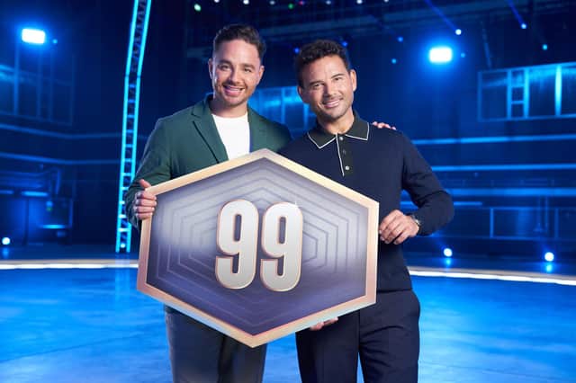 The presenters of 99 to Beat - brothers Adam and Ryan Thomas.