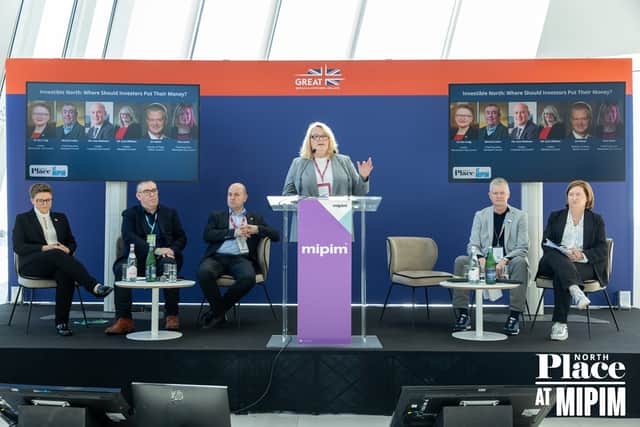 Coun Lynn Williams at the MIPIM property conference (Blackpool Council)