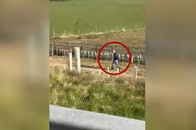 A prison van escapee who went on the run after overpowering guards on the M55 has been spotted in Preston and Blackpool, say police