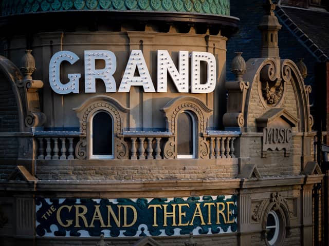 Blackpool Grand Theatre's new illuminated sign