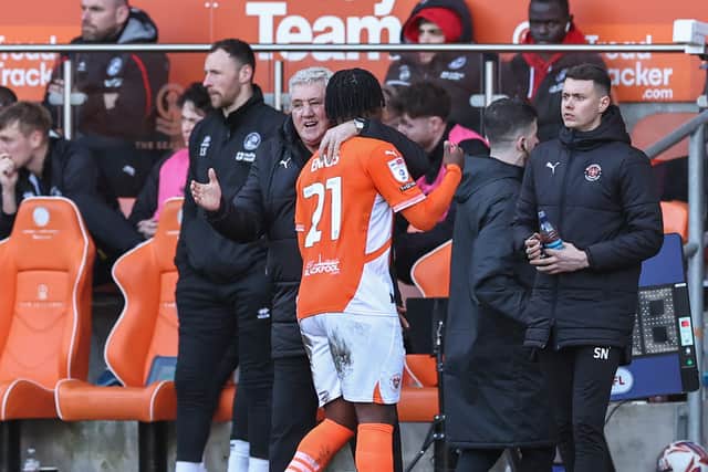 Niall Ennis is hugged by Steve Bruce (Photographer Lee Parker / CameraSport)