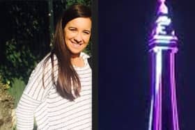 Jessica Shaw will turn Blackpool Tower purple