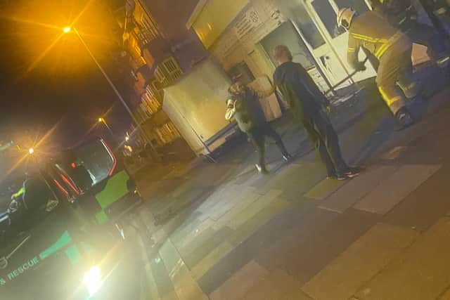Fire crews at the scene in Regent Road | James Tyler-Murray