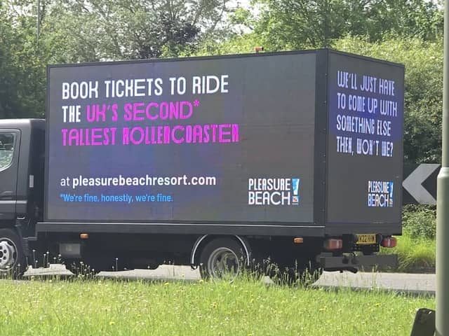 The Pleasure Beach van