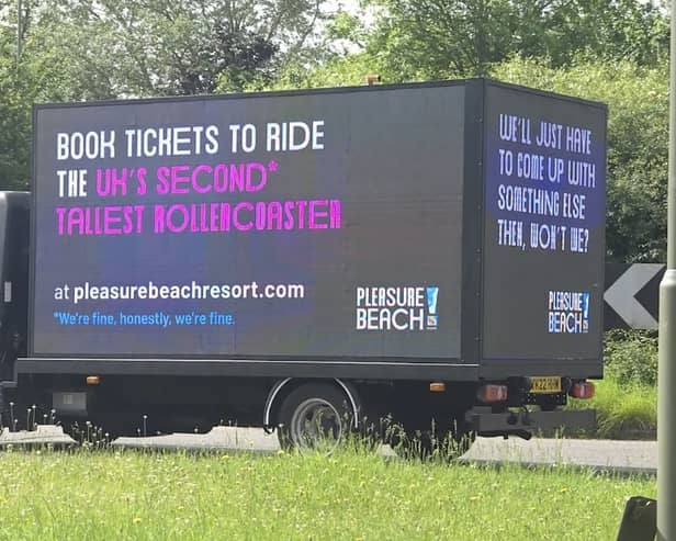 The Pleasure Beach van