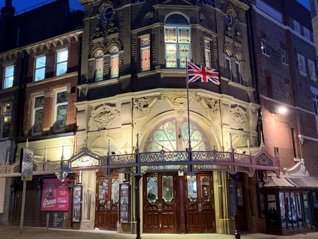 Blackpool Grand Theatre at night