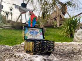 One of the Adventure Coast Southport Treasure chests which is being hidden around Blackpool