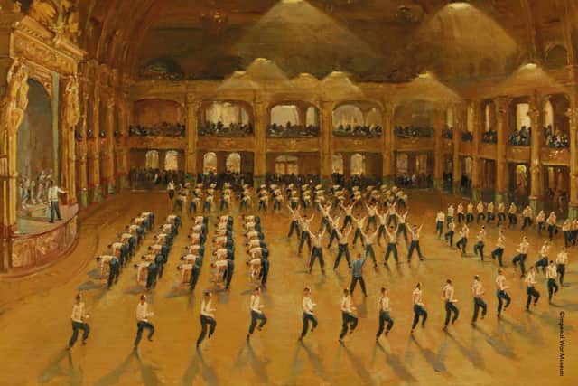 Images like this painting will be part of the Wartime Blackpool exhibition at Showtown
