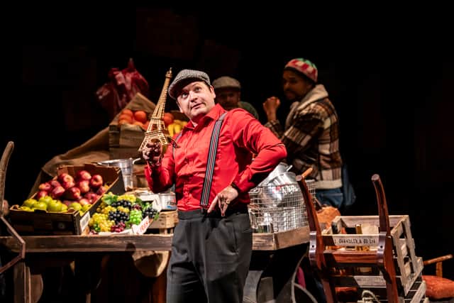 A scene from Only Fools and Horses The Musical featuring Del Boy.: Credit: Johan Persson
