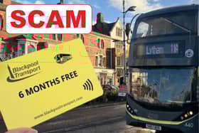 Scammers are continuing to impersonate Blackpool Transport in an attempt to deceive residents