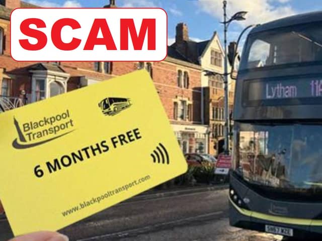Scammers are continuing to impersonate Blackpool Transport in an attempt to deceive residents