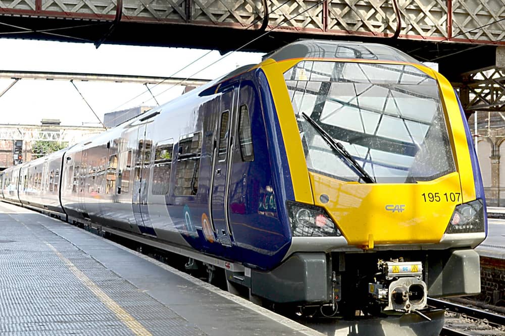 Northern train at Preston