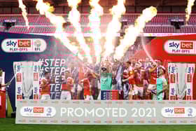Blackpool last won the League One play-off back in 2021 (Photo by Catherine Ivill/Getty Images)