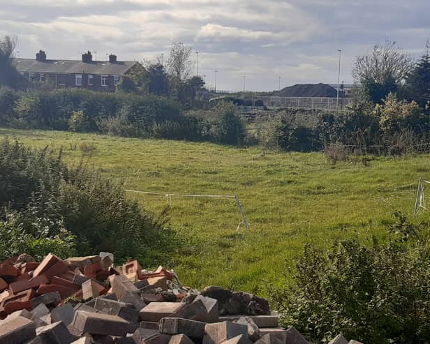 the site of the nine new homes on School Road