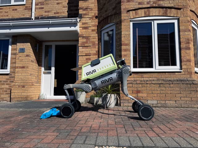 RIVR Evri robot dog to be trialled in Barnsley, South Yorkshire.