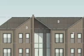 Plans show the south facing (rear) elevation from the proposed apartments at Craiglands, Hillylaid Road, in Thornton. Image: Cassidy and Ashton | Cassidy and Ashton