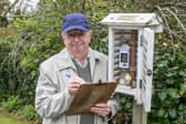 Jim Lawson, 80, has been taking weather readings from his back garden everyday since 1958