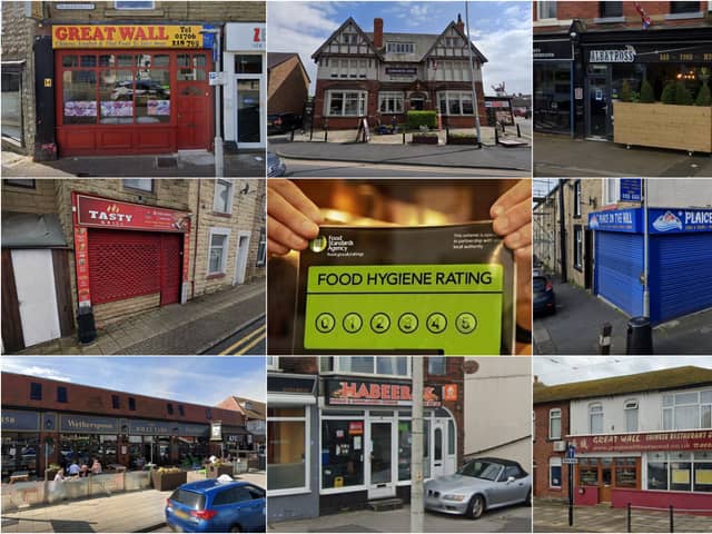 19 businesses in Lancashire have been given new food hygiene ratings