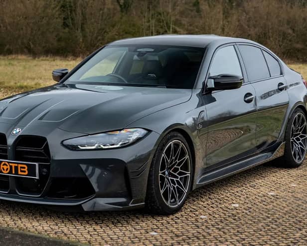 The M3 Competition looks brutal in black