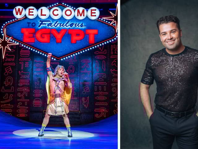 Joe McElderry returns to Blackpool with Joseph And The Amazing Technicolor Dreamcoat but this time he plays the Pharoah.