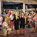 The Benidorm cast during its final series.