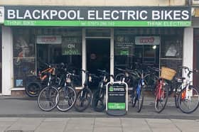 Blackpool Electric Bikes was the target of an attempted break-in at around 10.45pm on Tuesday (April 8)