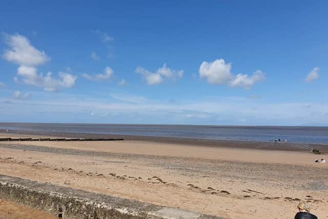 The tides at Fleetwood beach can catch people out