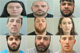 The faces of 29 drug dealers and thugs jailed in 2025 so far