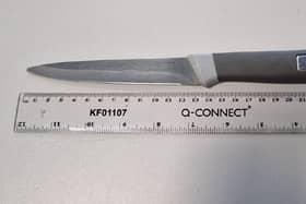 A man was arrested following a knife-related incident on Blackpool Promenade