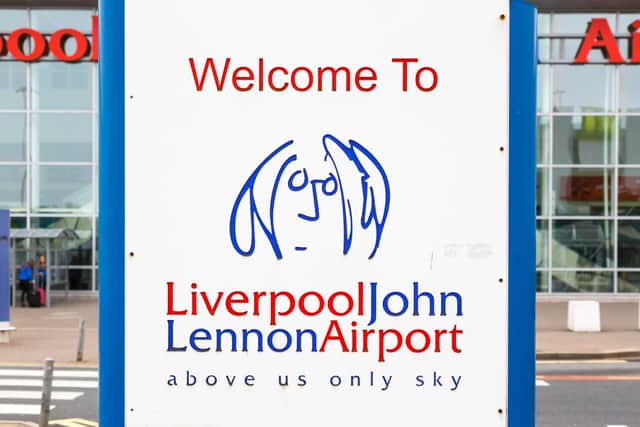 Liverpool John Lennon Airport.