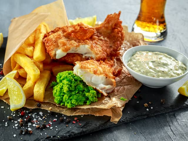 Fish and chips.