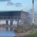 The scene of the fire at The View fish and chips restaurant on the Promenade in St Annes on Sunday afternoon (April 13) 