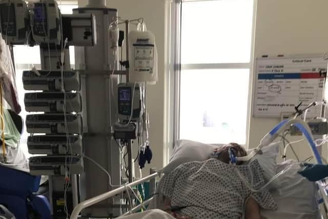 Colin Gibson's addictions left him seriously ill in hospital