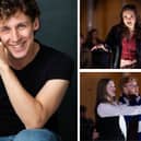L: Blackpool born chroeographer Ashley Luke Lloyd. R: Two dancing scenes from  Rent in Concert.