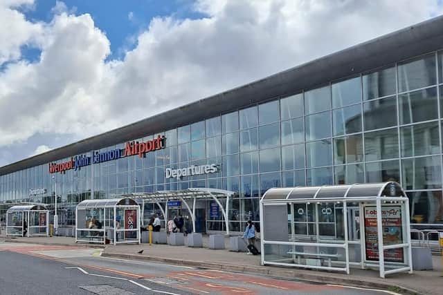 Liverpool John Lennon Airport.