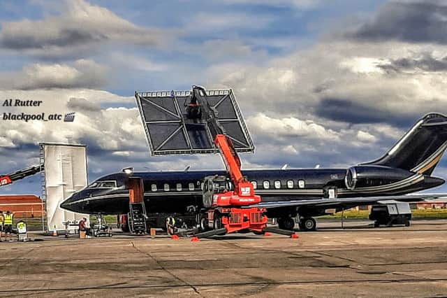 The airport scenes for new Disney+ thriller 'The Stolen Girl' were filmed at Blackpool Airport in July 2023