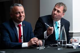 Cllr Stephen Atkinson (Reform UK) did not see eye to eye with County Cllr Matthew Tomlinson (Labour) over the prospect of an elected Lancashire mayor 