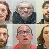 The faces of 14 shoplifters, thieves, burglars and robbers jailed in Lancashire in 2025 so far