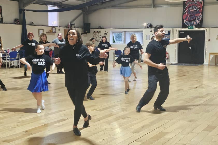 Strictly there: Shirley Ballas and Vito Coppola at The Crown Ballroom